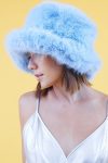 Eco Bamboo Faux Fur Hat JAYLEY Σιελ