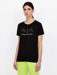 T-Shirt Regular Fit Armani Exchange Μαύρο